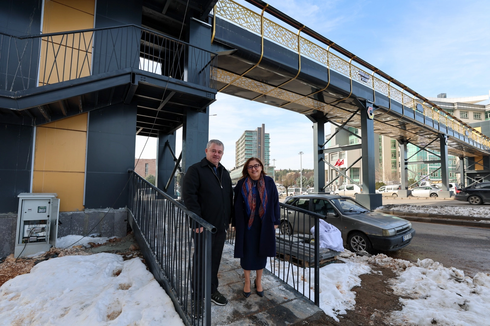 Gaziantep Büyükşehir Belediyesi tarafından Gaziantep Adliyesi önünde inşa edilen Abdülhadi