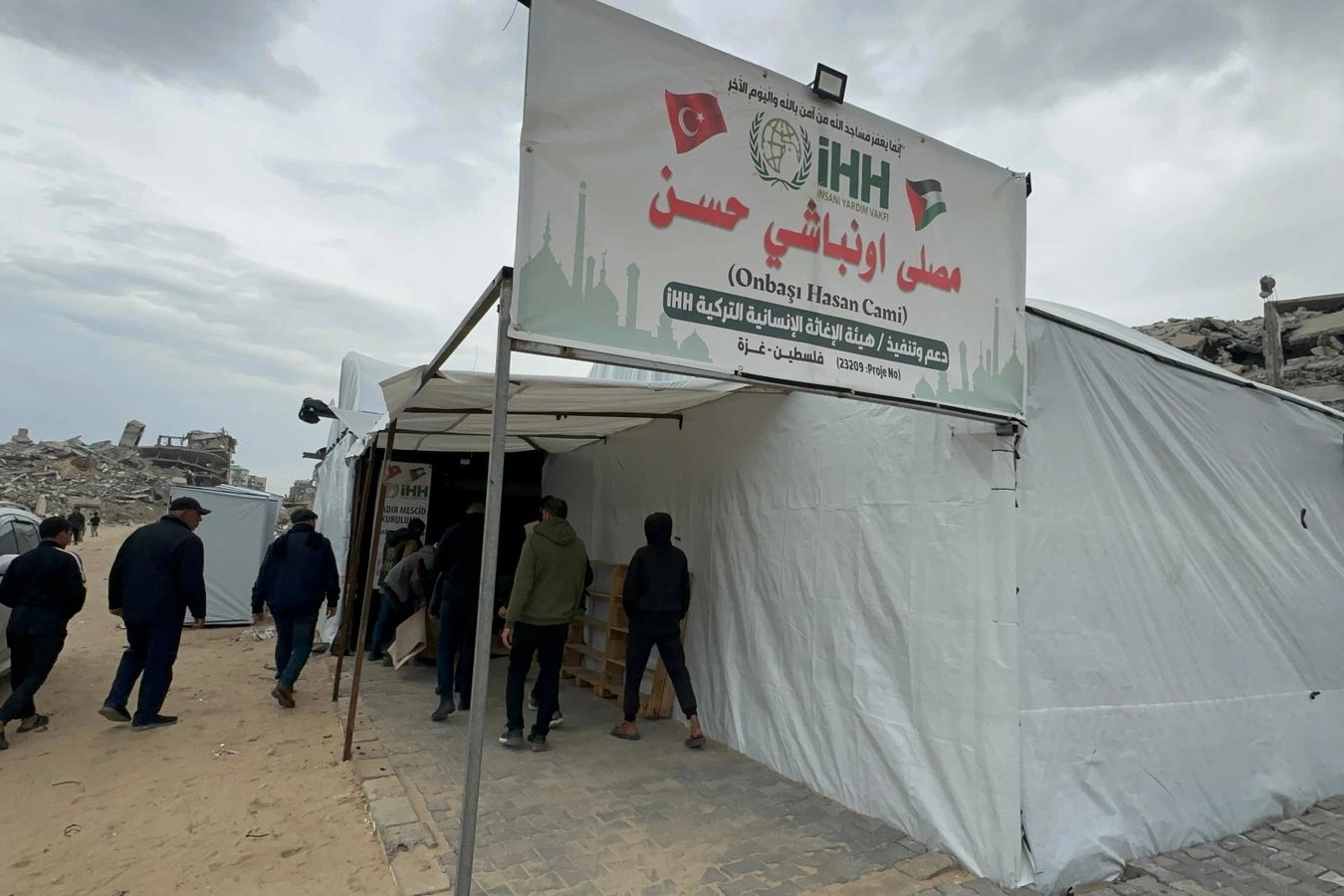 Kocaeli Büyükşehir Belediyesi, Ramazan ayında Filistinlilerin ibadetlerini yerine getirebilmesi için