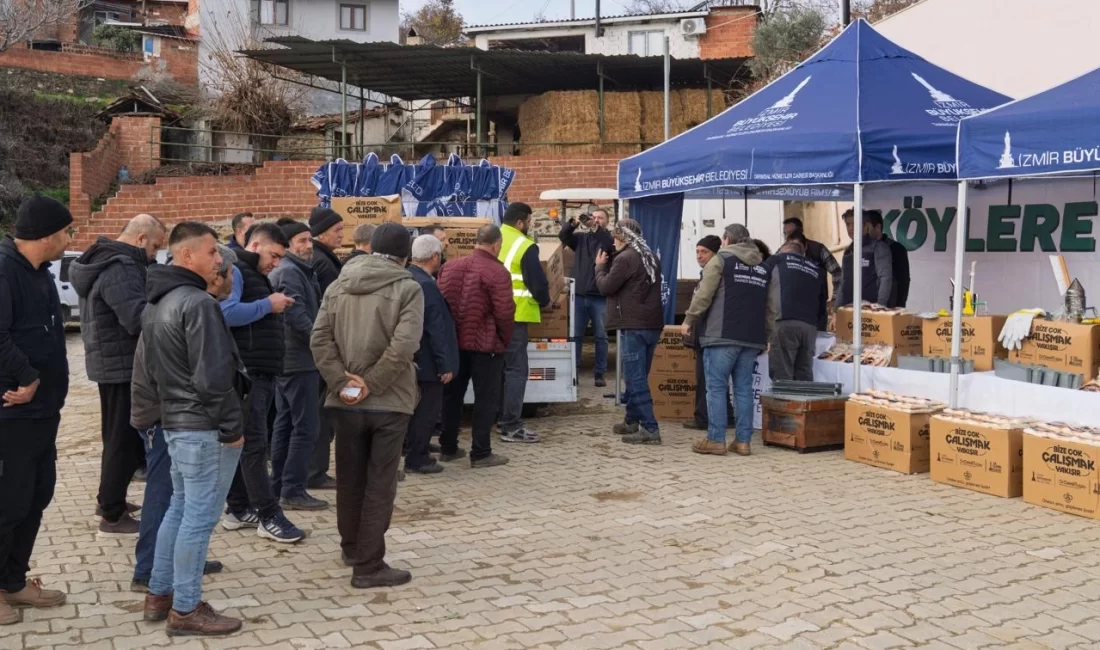 İzmir Büyükşehir Belediyesi, orman yangınları, sel ve kuraklıktan etkilenen arıcılara