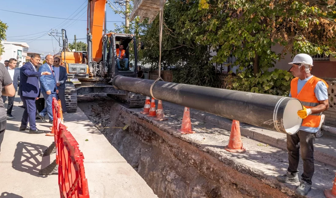 İzmir Büyükşehir Belediyesi İZSU Genel Müdürlüğü’nün Gaziemir Sarnıç’ta başlattığı 205