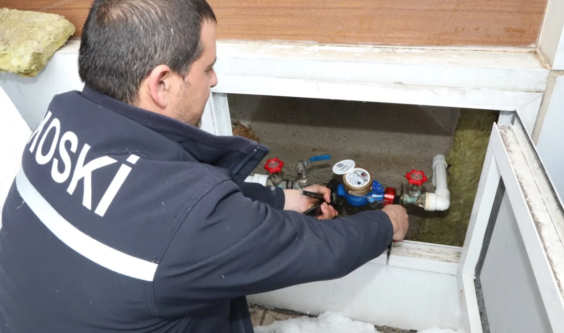 Konya Büyükşehir Belediyesi KOSKİ Genel Müdürlüğü, kış aylarında yaşanabilecek su