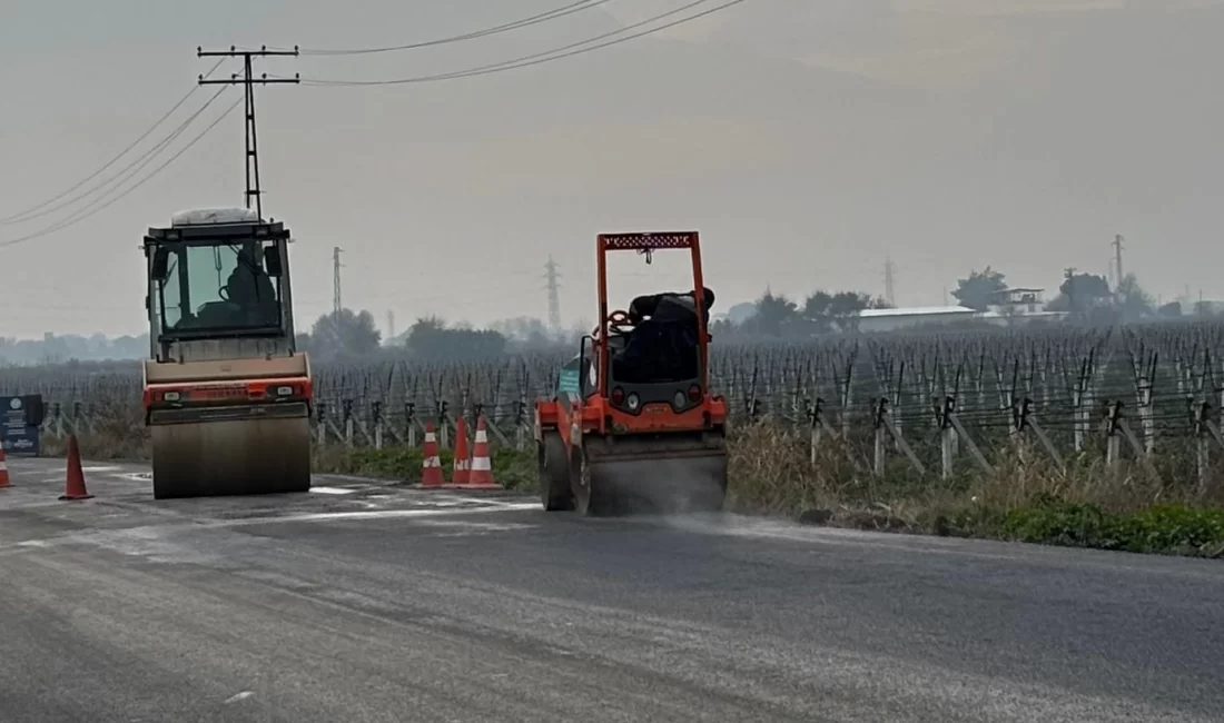 Manisa Büyükşehir Belediyesi, Yunusemre ilçesindeki sorumluluk alanlarında yürüttüğü yol bakım
