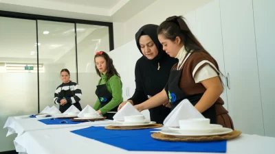 Konya’da Meram Belediyesi’nin DOSD Meram projesi kapsamında, down sendromlu bireyler