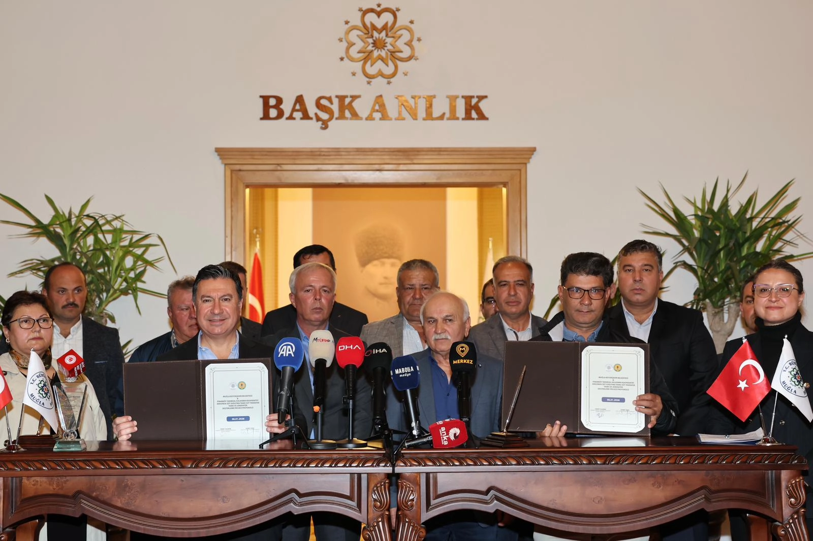 Muğla Büyükşehir Belediyesi ile Fethiye Seydikemer Süt Üreticileri Birliği arasında,