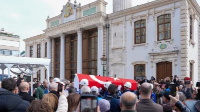 Türk tiyatrosunun duayen isimlerinden Haldun Dormen, Teşvikiye Camii’nde kılınan cenaze
